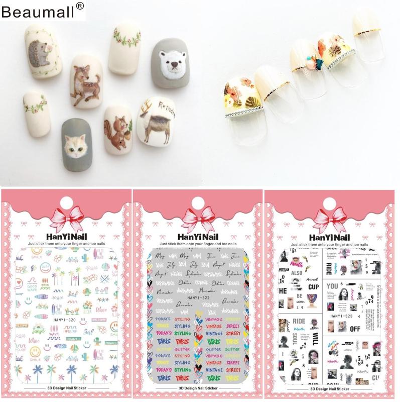 Fashion Patterns Nails Art Manicure Back Glue Decal Decorations Design Nail Sticker For Nails Tips Beauty, Hanyi384
Fashion Patterns Nails Art Manicure Back Glue Decal Decorations Design Nail Sticker For Nails Tips Beauty, Hanyi384