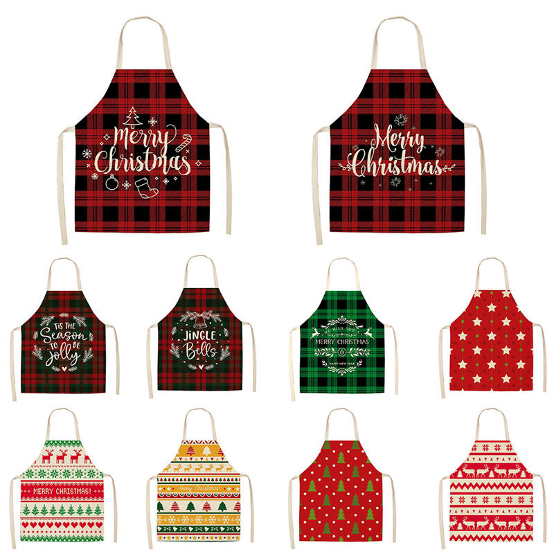 PATIMATE Kitchen Apron Lattice Merry Christmas Printed Sleeveless Cotton Linen Aprons for Child Men Women Home Cleaning Tool
PATIMATE Kitchen Apron Lattice Merry Christmas Printed Sleeveless Cotton Linen Aprons for Child Men Women Home Cleaning Tool
