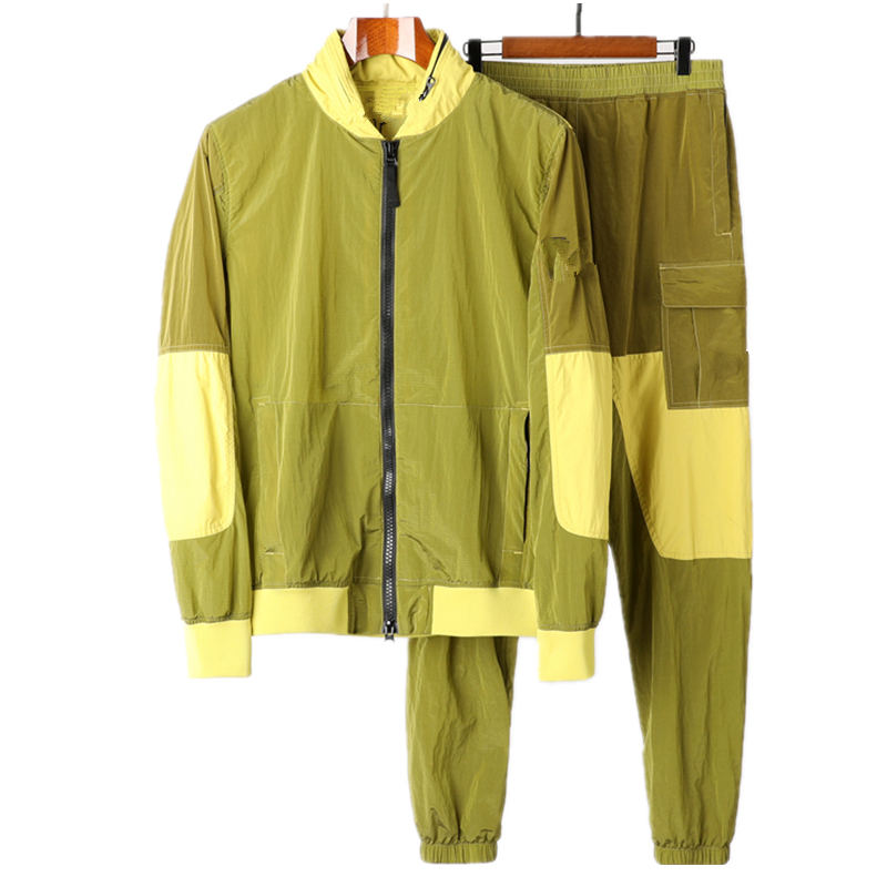 Men's Clothing pants 2021SS style Spring and autumn new nylon fashion brand mens casual trousers Legged Leggings sports trend solid Loose Fit Athletic Sweatpants
