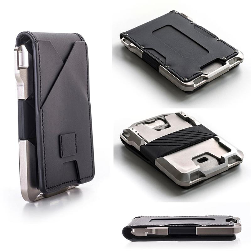 2021 Aluminium Metal Holder Men Wallet Bank ID Cardholder Anti-thief Card Case Money Bag Practical Tactical, Brown;gray
2021 Aluminium Metal Holder Men Wallet Bank ID Cardholder Anti-thief Card Case Money Bag Practical Tactical, Brown;gray