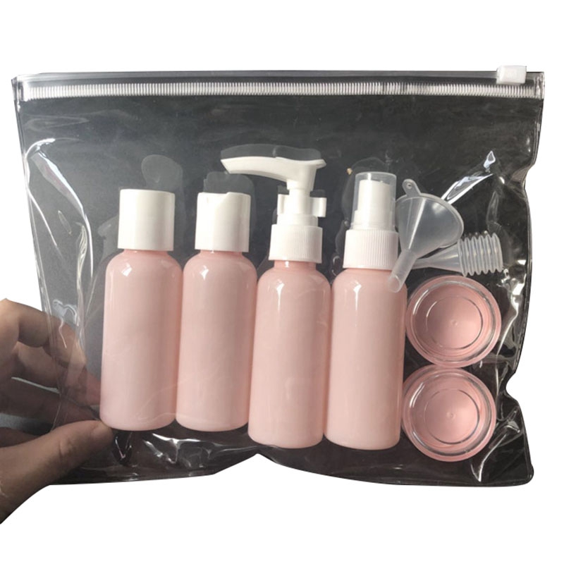 Portable Travel Bottle Set Spray Refillable Bottles Kit Plastic Lotion Makeup Container Empty Home Travel Refill Bottles
Portable Travel Bottle Set Spray Refillable Bottles Kit Plastic Lotion Makeup Container Empty Home Travel Refill Bottles