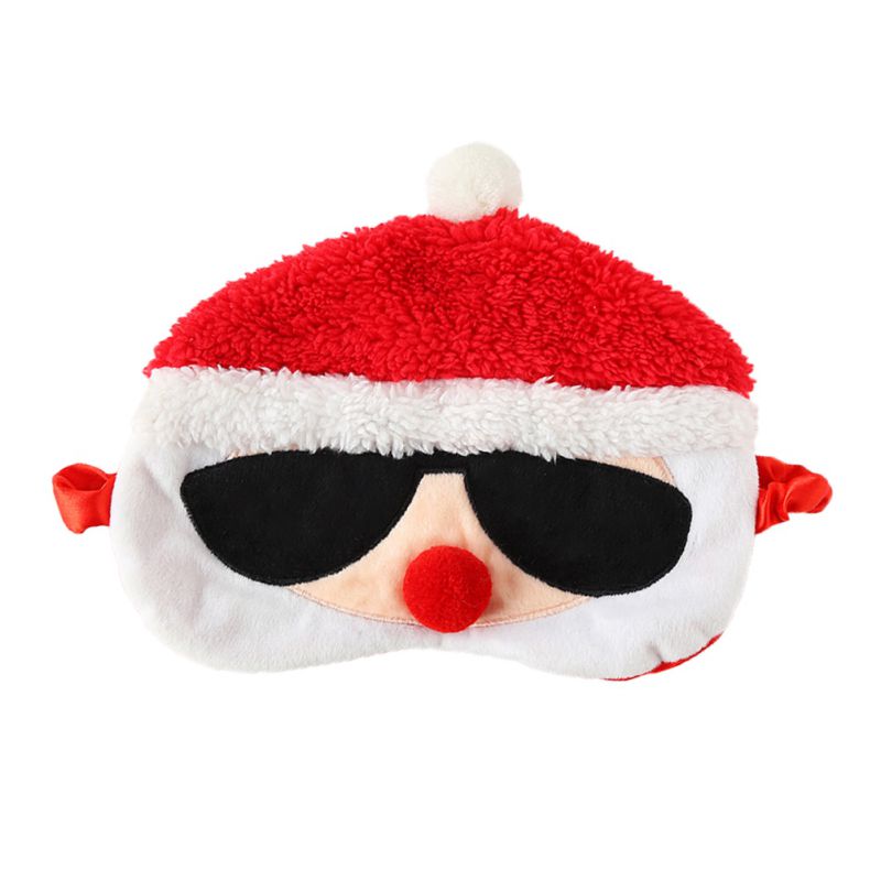 Adult Cloth Eye Wear Santa Claus Sleep Blindfold Plush Cartoon Deer Christmas Blindfold Personality Funny Eye Shade
Adult Cloth Eye Wear Santa Claus Sleep Blindfold Plush Cartoon Deer Christmas Blindfold Personality Funny Eye Shade