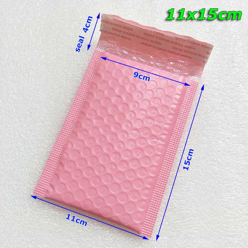 50pcs 100pcs 11*15cm Pink packaging envelope Bubble Mailers Poly Mailer Self Seal Padded Usable 9x15cm Gift bag
50pcs 100pcs 11*15cm Pink packaging envelope Bubble Mailers Poly Mailer Self Seal Padded Usable 9x15cm Gift bag