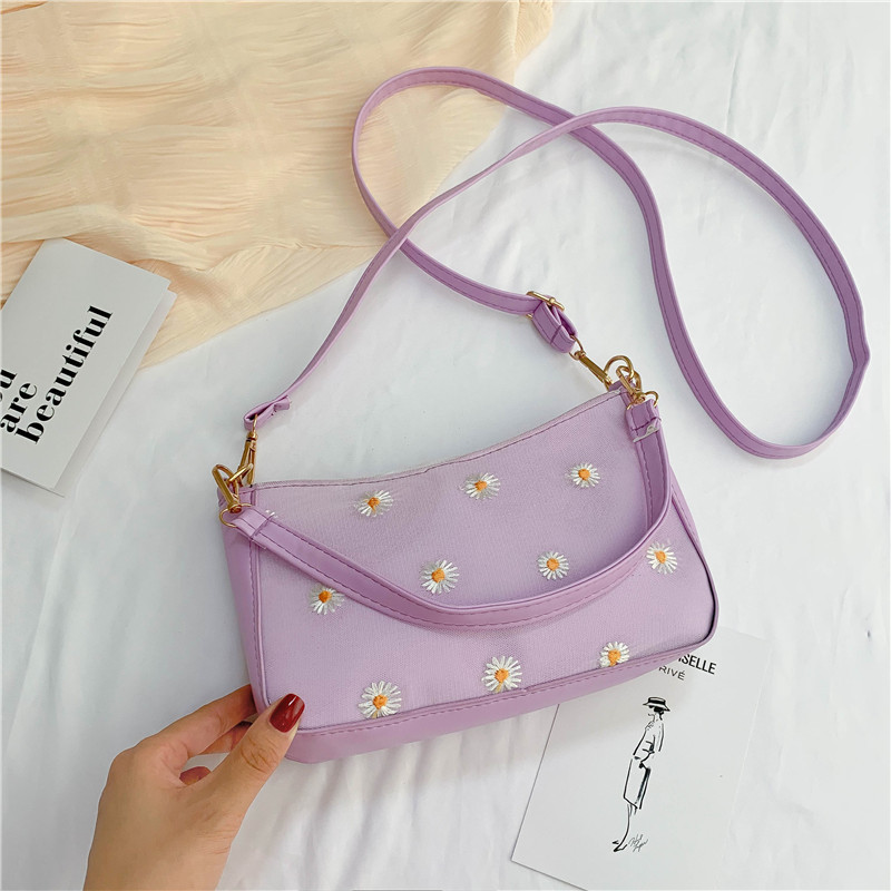 Women Bag Shoulder bag Female Flower Embroidery Handbag Casual Tote Woman Handbags Fashion Underarm for Female 2020, Purple
Women Bag Shoulder bag Female Flower Embroidery Handbag Casual Tote Woman Handbags Fashion Underarm for Female 2020, Purple