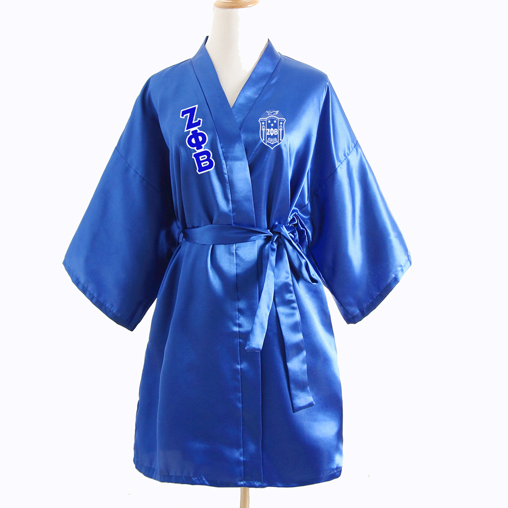 Sorority Fraternity Loose Silk Bathrobe Lace Satin Zeta Phi Beta ZPB Clothes Robe Dressing Y200429
Sorority Fraternity Loose Silk Bathrobe Lace Satin Zeta Phi Beta ZPB Clothes Robe Dressing Y200429
