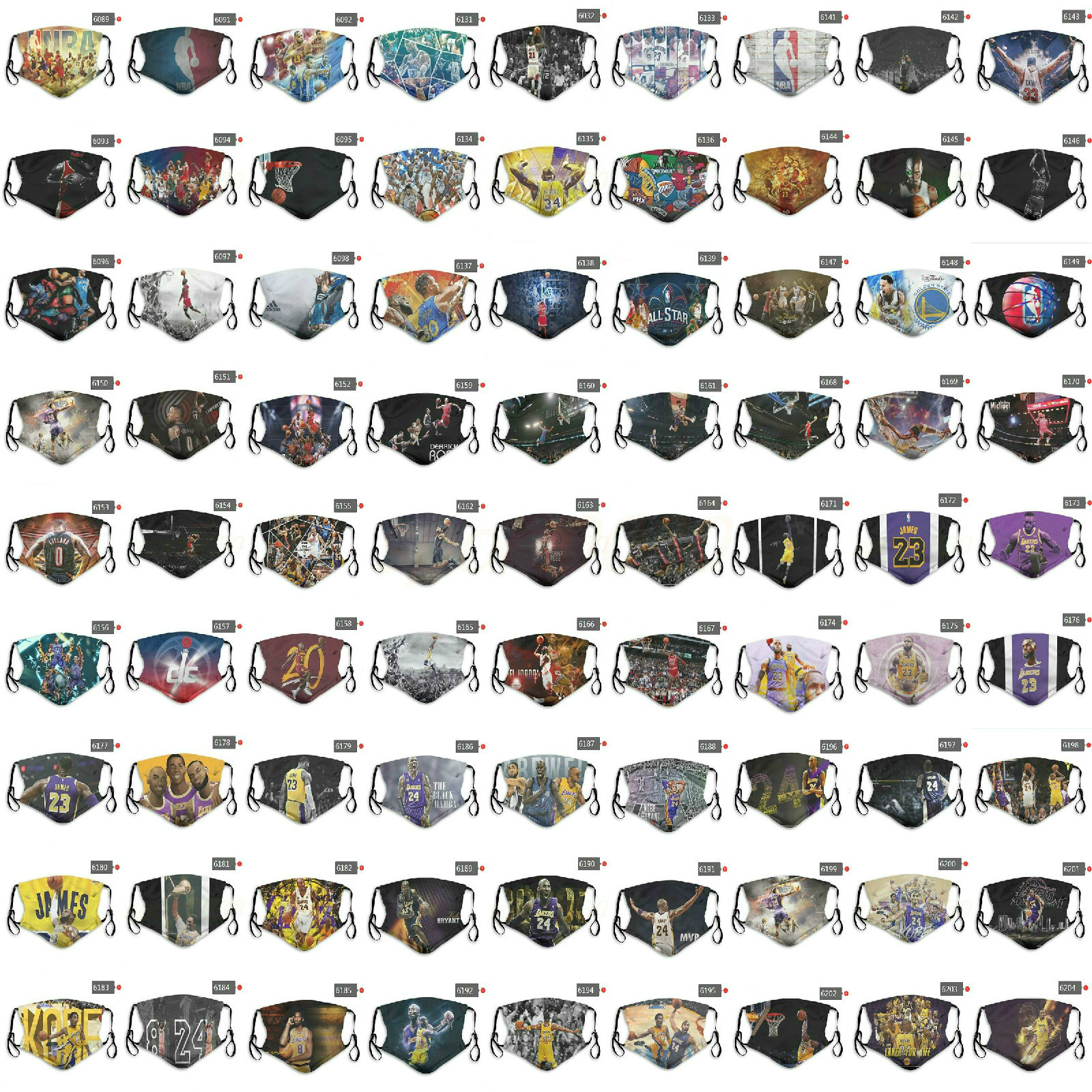 DHL Shipping 2020 New Designer Personality 5 Layer Face Masks Men and Women Cotton Masks All-star Basketball Team Basketball Reusable Mask
DHL Shipping 2020 New Designer Personality 5 Layer Face Masks Men and Women Cotton Masks All-star Basketball Team Basketball Reusable Mask