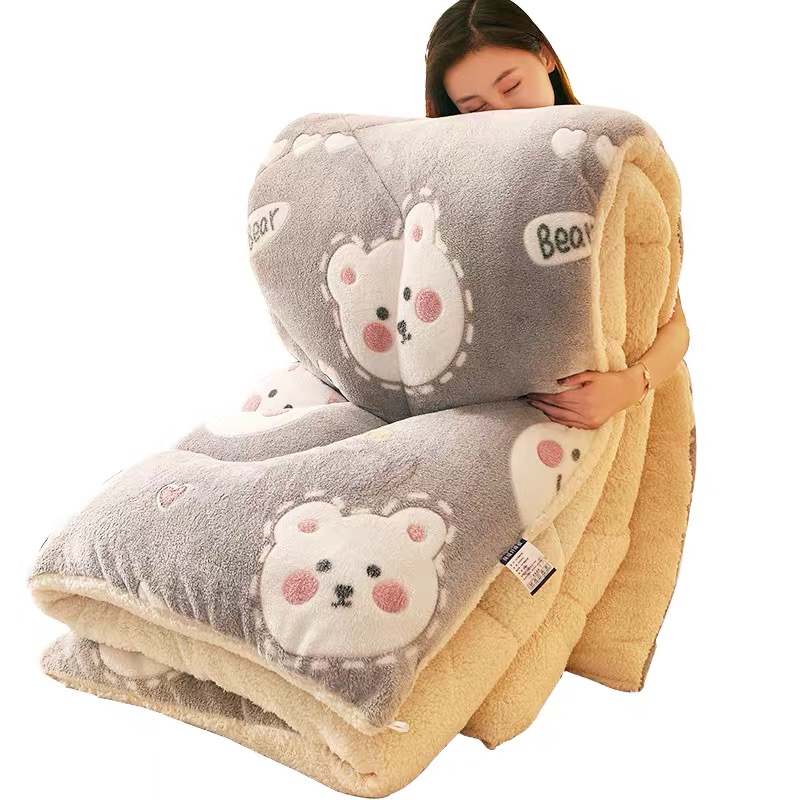 Thick warm 5kg Winter Quilts Duvet home Luxury single double Quliting patchwork Flannel soft Blanket Bedding Comforter quilted, As picture
Thick warm 5kg Winter Quilts Duvet home Luxury single double Quliting patchwork Flannel soft Blanket Bedding Comforter quilted, As picture