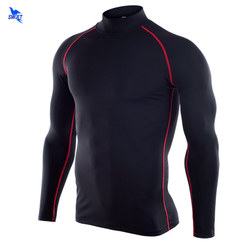 Stand Collar Sports Shirt Men Compression Fitness Tight Tops Gym Quick Dry T Shirt Bodybuilding Rashgard Workout Running T-Shirt, Green
Stand Collar Sports Shirt Men Compression Fitness Tight Tops Gym Quick Dry T Shirt Bodybuilding Rashgard Workout Running T-Shirt, Green