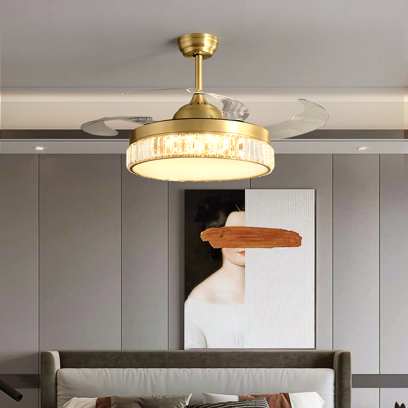 Luxury Folding Ceiling fans 42 inch lamps lamp remote control copper Invisible Simple home living room three color
Luxury Folding Ceiling fans 42 inch lamps lamp remote control copper Invisible Simple home living room three color