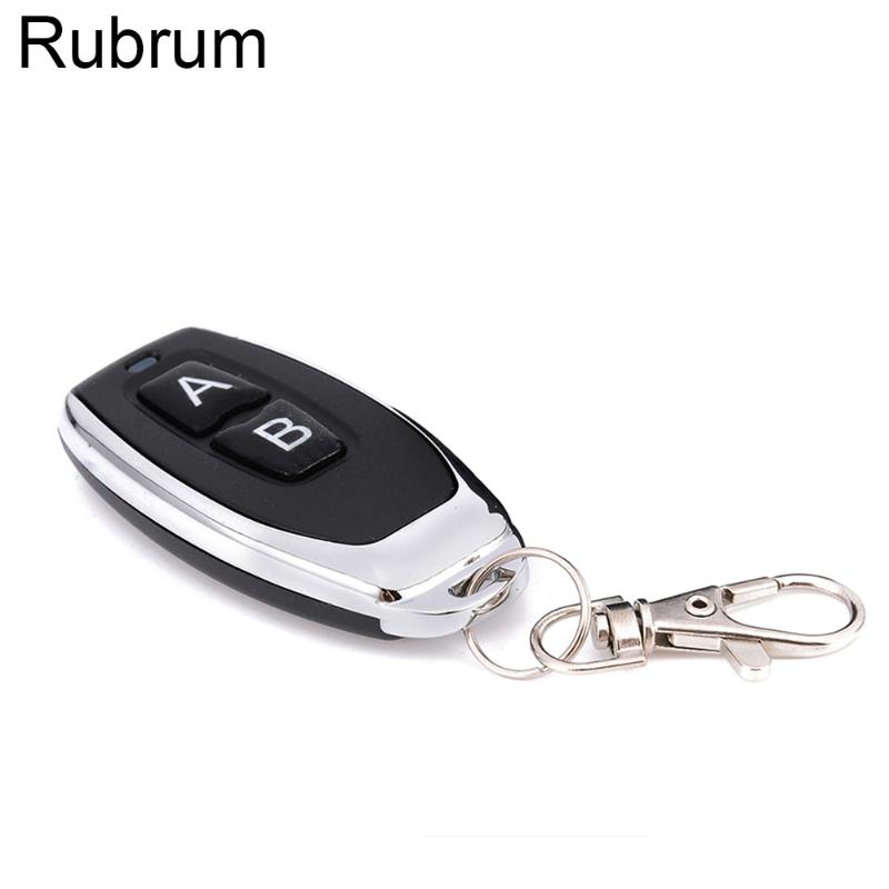 Rubrum 433 Mhz Universal Wireless Remote Control 1527 Learning Code Transmitter For Gate Garage Door Light Controller 2 Buttons
Rubrum 433 Mhz Universal Wireless Remote Control 1527 Learning Code Transmitter For Gate Garage Door Light Controller 2 Buttons