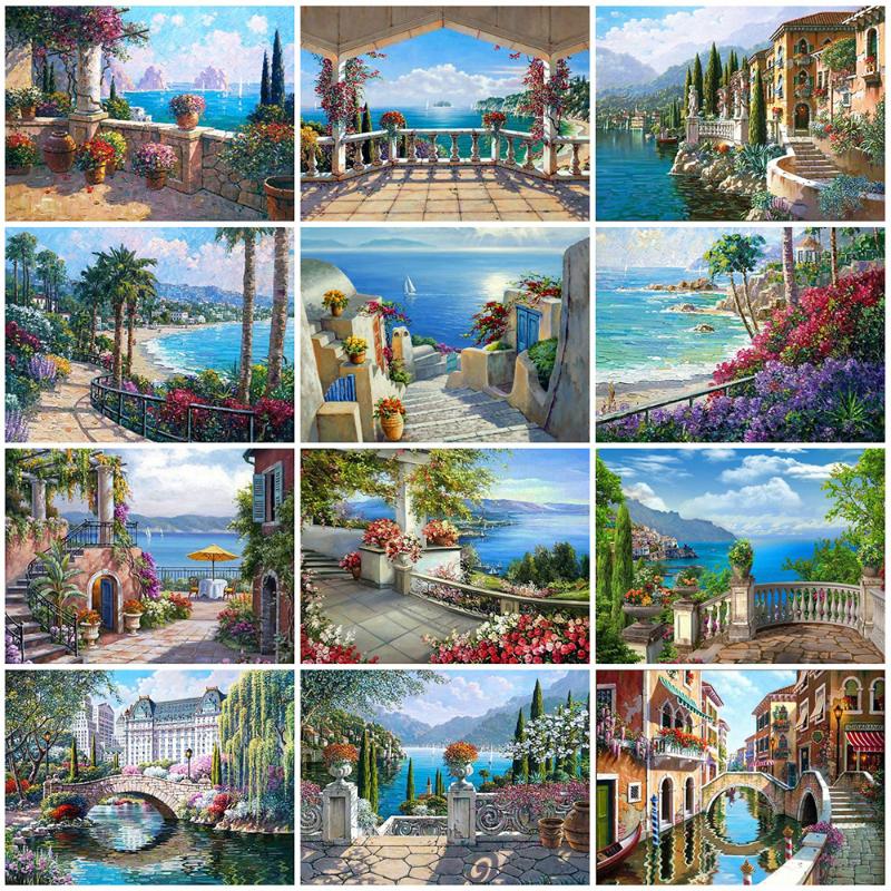 Evershine Diamond Embroidery Seaside Town Diamond Painting Full Square Round Drill Scenery Picture Of Rhinestone Home Decoration
Evershine Diamond Embroidery Seaside Town Diamond Painting Full Square Round Drill Scenery Picture Of Rhinestone Home Decoration