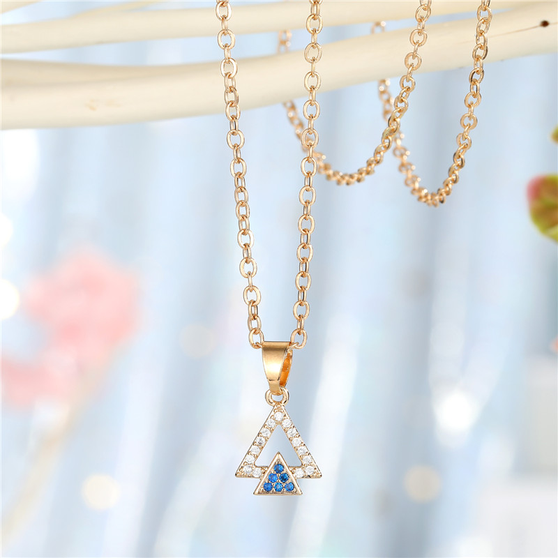 1PC Vintage Crystal Hollow Triangle Round Pendant Necklace For Women Simple Rhinestone Geometric Choker Clavicle Chain Jewelry
1PC Vintage Crystal Hollow Triangle Round Pendant Necklace For Women Simple Rhinestone Geometric Choker Clavicle Chain Jewelry