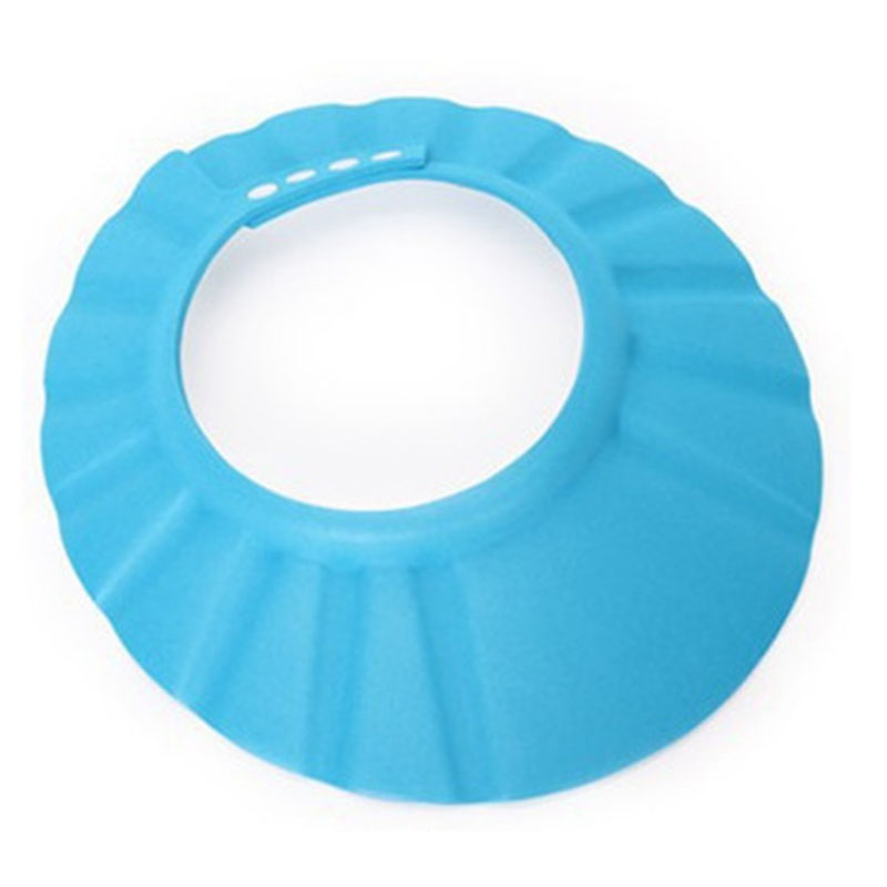 1PCS Soft Adjustable Baby Shower Cap Prevent Water Into Ear Protect Children Kid Shampoo Bath Wash Hair Shield Hat Waterproof - view 7