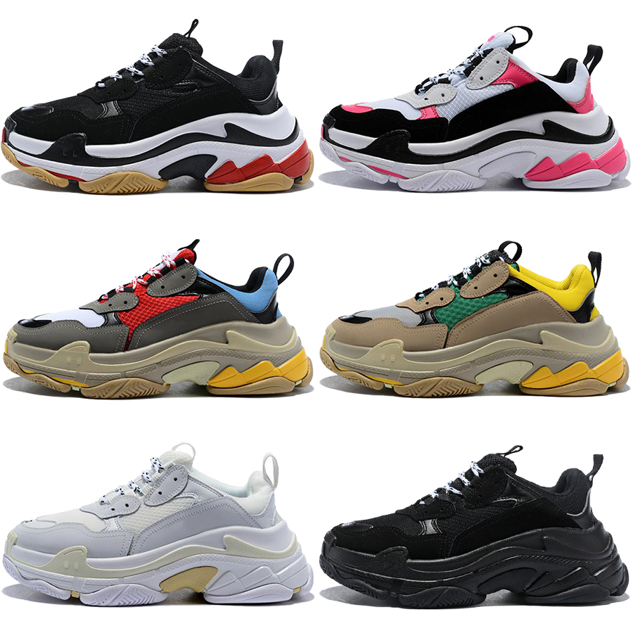 2021 New Paris Triple s platform shoes men women triple black white pink beige green yellow height increase fashion mens running sneakers
2021 New Paris Triple s platform shoes men women triple black white pink beige green yellow height increase fashion mens running sneakers
