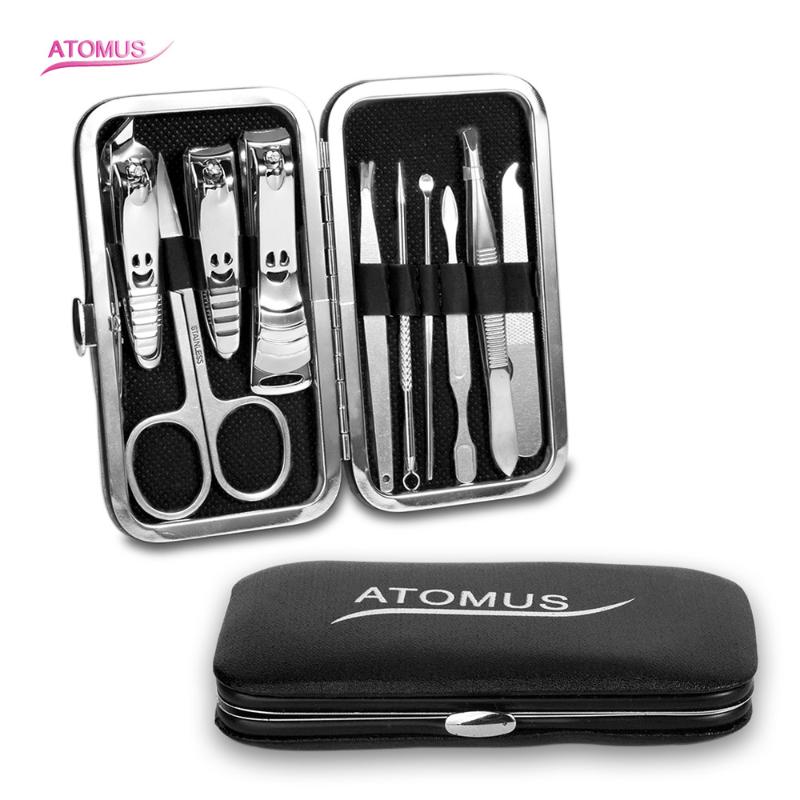 10 Pcs Portable Manicure Set Pedicure Scissor Tweezer Knife Ear Pick Utility Nail Clipper Kit Stainless Steel Nail Care Tool Set
10 Pcs Portable Manicure Set Pedicure Scissor Tweezer Knife Ear Pick Utility Nail Clipper Kit Stainless Steel Nail Care Tool Set