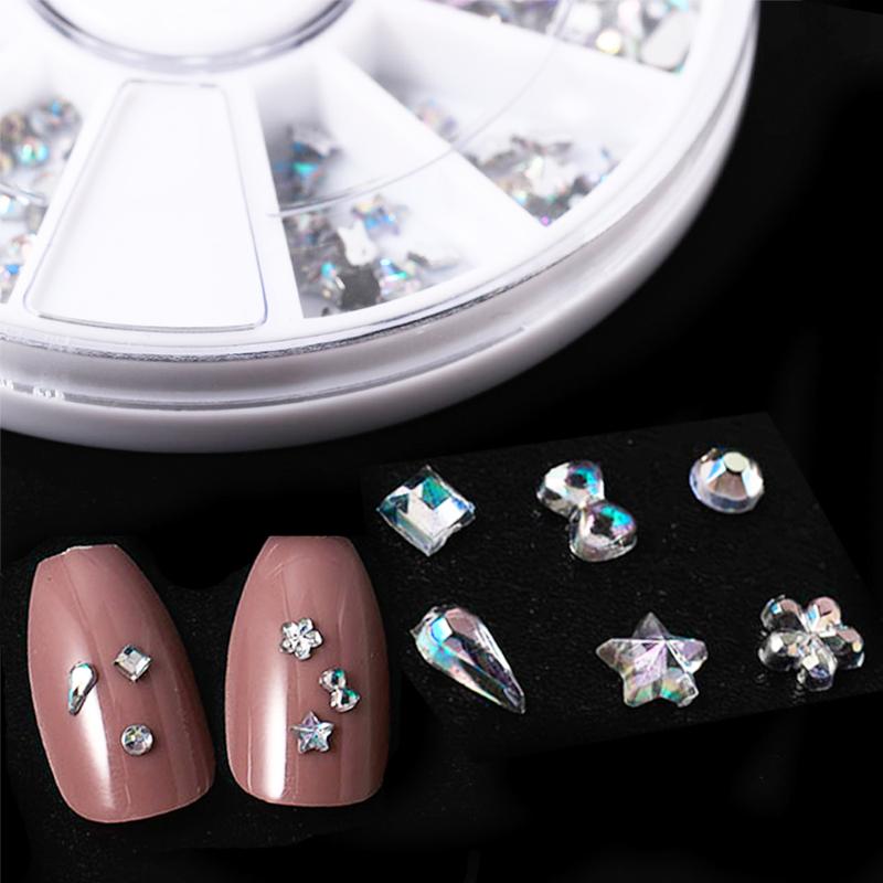 6 Mixed Shape Wheel White AB Rhinestone for Nail Glitter Diamond Waterdrop Blossom Decor Accessory Nail Art Jewelry Stone DIY
6 Mixed Shape Wheel White AB Rhinestone for Nail Glitter Diamond Waterdrop Blossom Decor Accessory Nail Art Jewelry Stone DIY