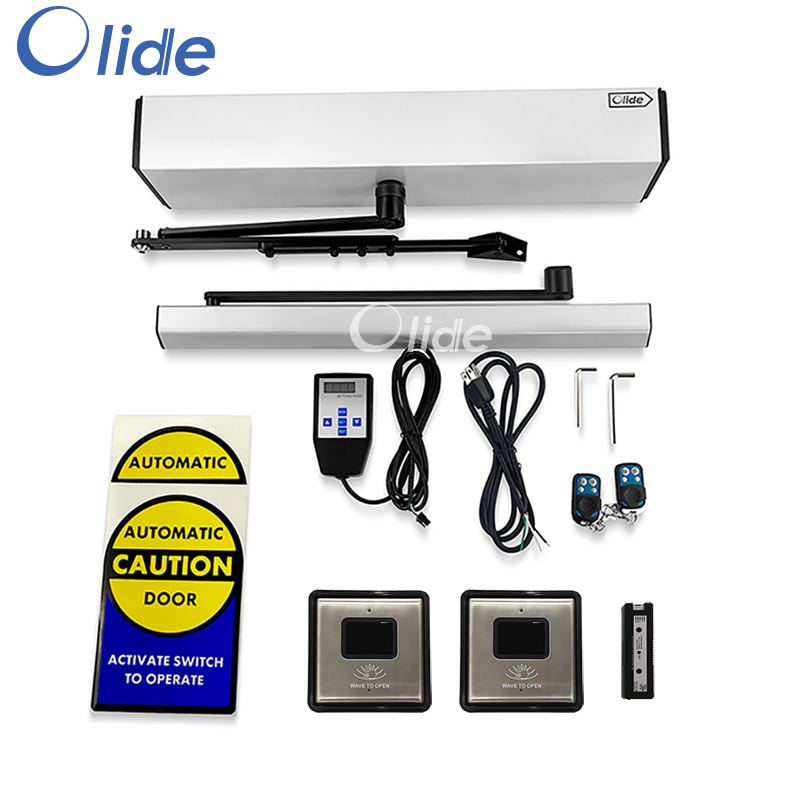 Touchless Wave to Open Automatic Swing Door Opener Olide-120B, Can be Remote Control
Touchless Wave to Open Automatic Swing Door Opener Olide-120B, Can be Remote Control