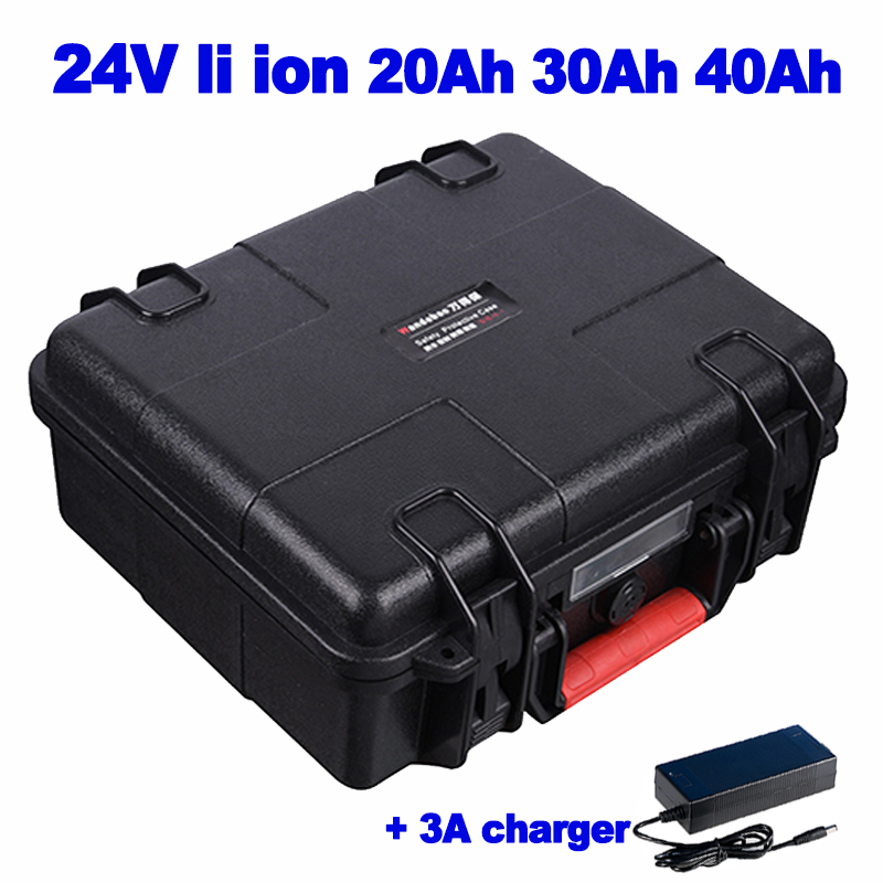 Li-ion 24v 20Ah 30ah 40ah Battery pack Built in 30A BMS Hunting lamp Solar street Monitoring equipment AGV + 3A Charger
Li-ion 24v 20Ah 30ah 40ah Battery pack Built in 30A BMS Hunting lamp Solar street Monitoring equipment AGV + 3A Charger