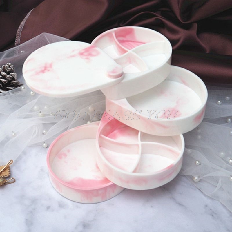 Teardrop Shape Rotating Jewelry Box Resin Casting Mold 3-Tiered Tray Jewelry Storage Organizer Silicone Mold Art Craft Tools
Teardrop Shape Rotating Jewelry Box Resin Casting Mold 3-Tiered Tray Jewelry Storage Organizer Silicone Mold Art Craft Tools