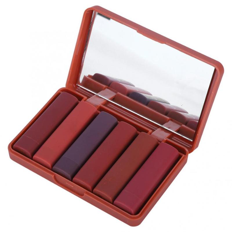 Lip Makeup 6 Colors / Set Mattee Lipstick Long-lasting Natural Rose Fragrance Lip Cosmetic Gloss
Lip Makeup 6 Colors / Set Mattee Lipstick Long-lasting Natural Rose Fragrance Lip Cosmetic Gloss
