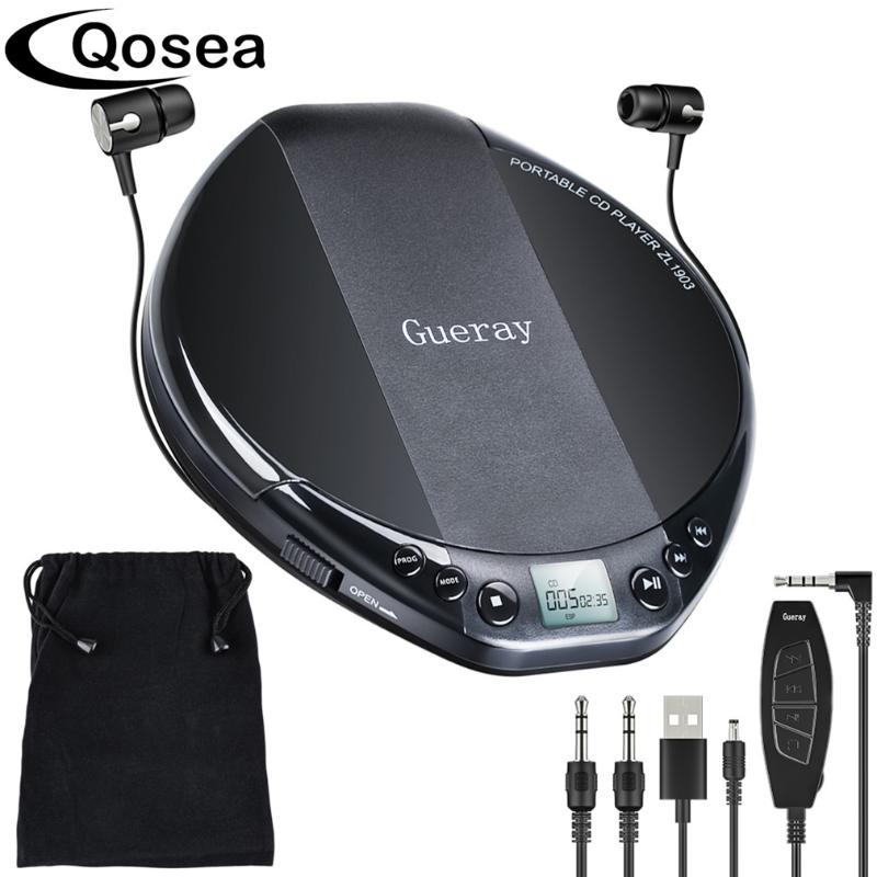 Qosea Portable CD Player Hifi with Headphones Walkman Player Shockproof Anti-Skip Personal LCD Display Luxuxy Music Disc
Qosea Portable CD Player Hifi with Headphones Walkman Player Shockproof Anti-Skip Personal LCD Display Luxuxy Music Disc