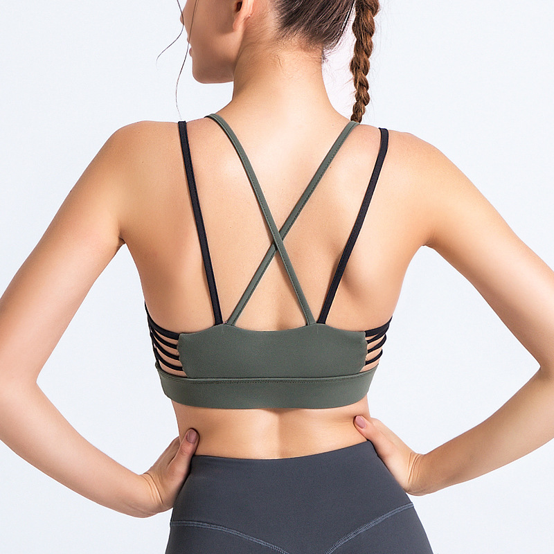 YOGA Strappy Sports Bras Women Longline Wirefree Padded Medium Support Yoga Bra TOP Removable Cups, White
YOGA Strappy Sports Bras Women Longline Wirefree Padded Medium Support Yoga Bra TOP Removable Cups, White