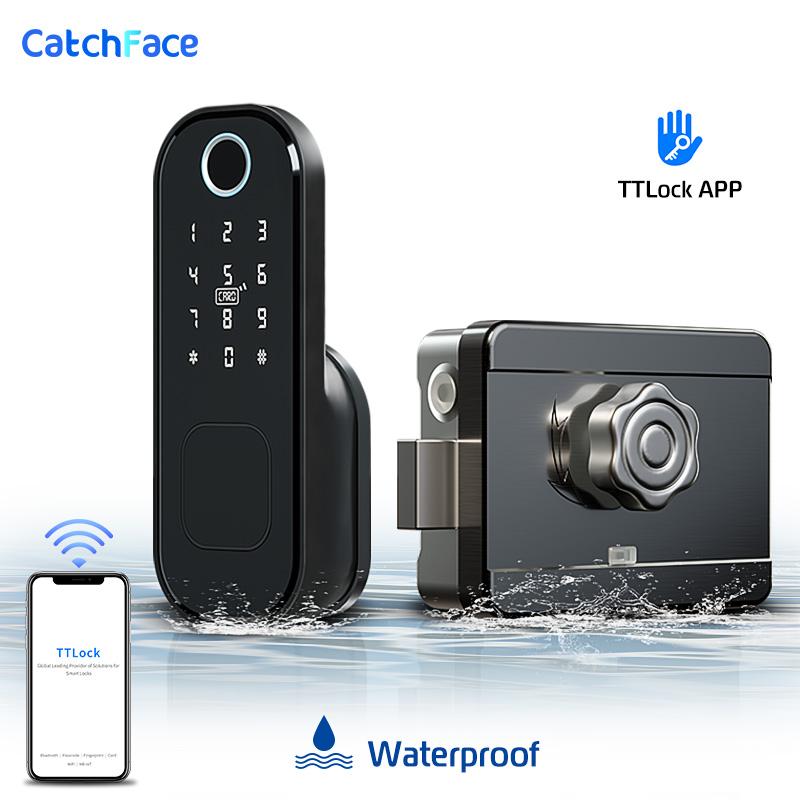 Bluetooth Fingerprint Door Lock Waterproof Outdoor Gate Locklock Wifi Passcode Rfid Card Keyless Front Electronic Lock Alexa
Bluetooth Fingerprint Door Lock Waterproof Outdoor Gate Locklock Wifi Passcode Rfid Card Keyless Front Electronic Lock Alexa