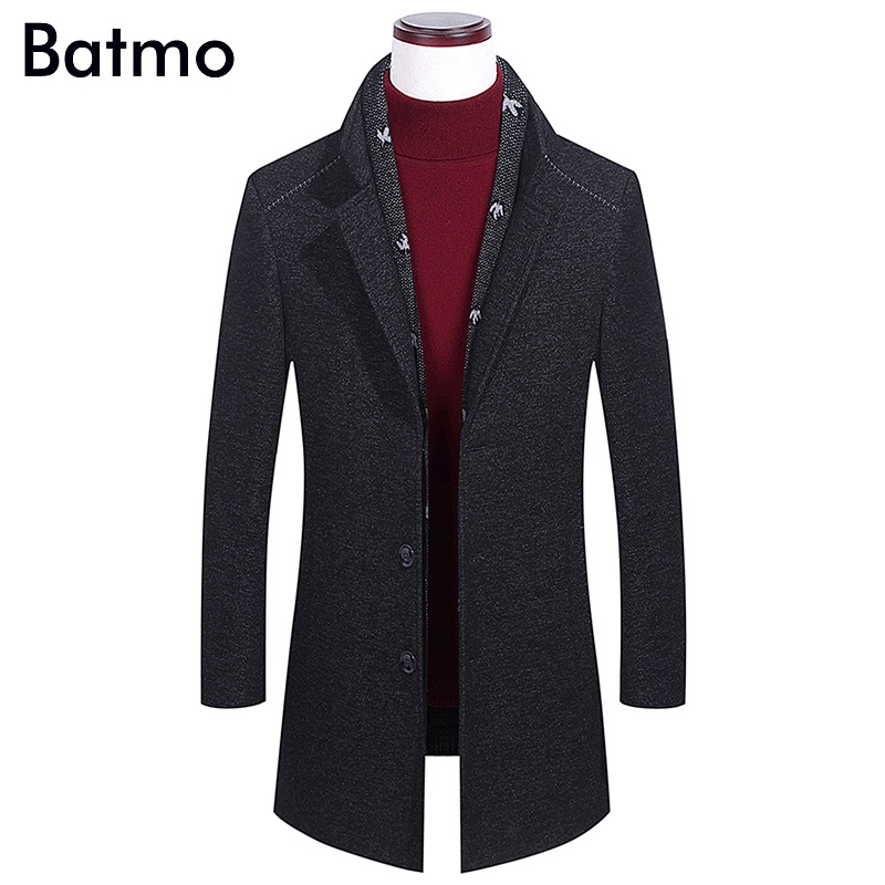 Batmo 2020 new arrival winter high quality thick warm wool casual jacket men,wool trench coat men MN1732, Black
Batmo 2020 new arrival winter high quality thick warm wool casual jacket men,wool trench coat men MN1732, Black