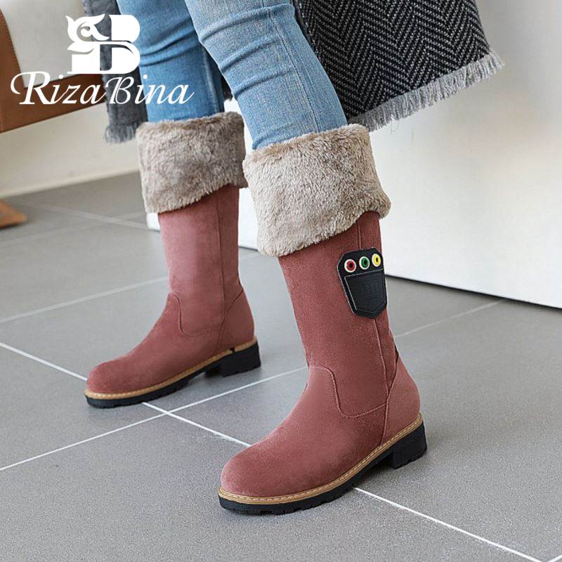 RizaBina 2020 Ladies Daily New Hot Sale Snow Boots Round Toe Fashion Knee High Boots Warm Shoes Women Footwear Size 32-43, Black
RizaBina 2020 Ladies Daily New Hot Sale Snow Boots Round Toe Fashion Knee High Boots Warm Shoes Women Footwear Size 32-43, Black