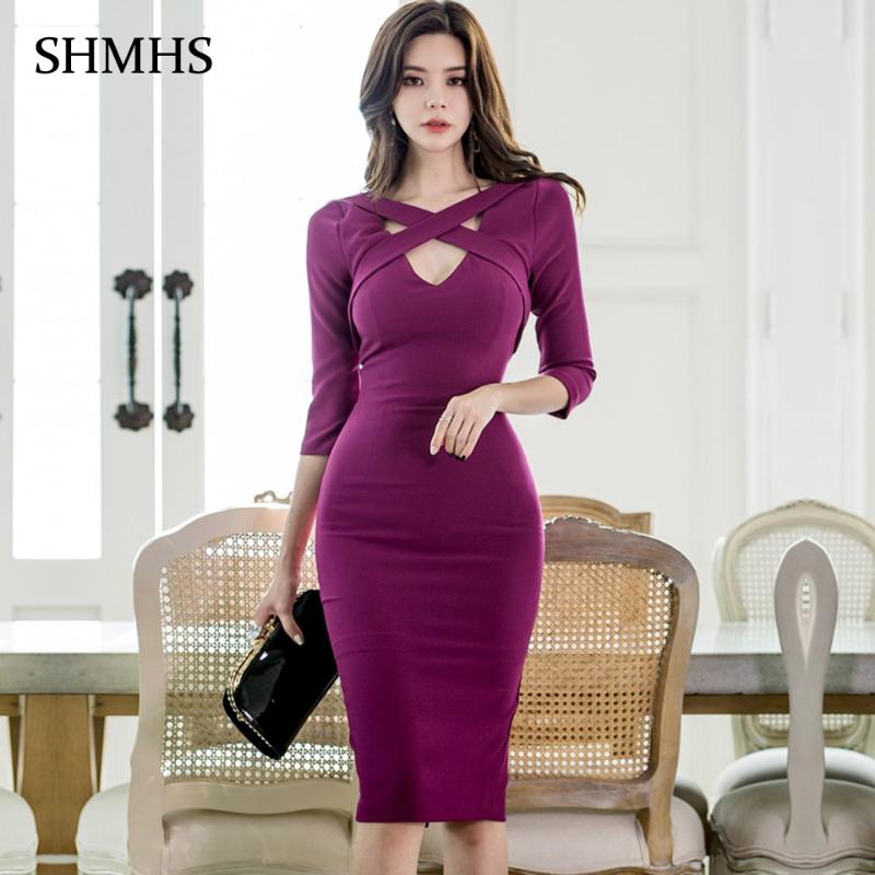 Purple Tight Elegant Party Dress 2020 Spring High Waist Pencil Sexy V-Neck Seven-Quarter Sleeve Women' Business Office Dress, Shm2068
Purple Tight Elegant Party Dress 2020 Spring High Waist Pencil Sexy V-Neck Seven-Quarter Sleeve Women' Business Office Dress, Shm2068