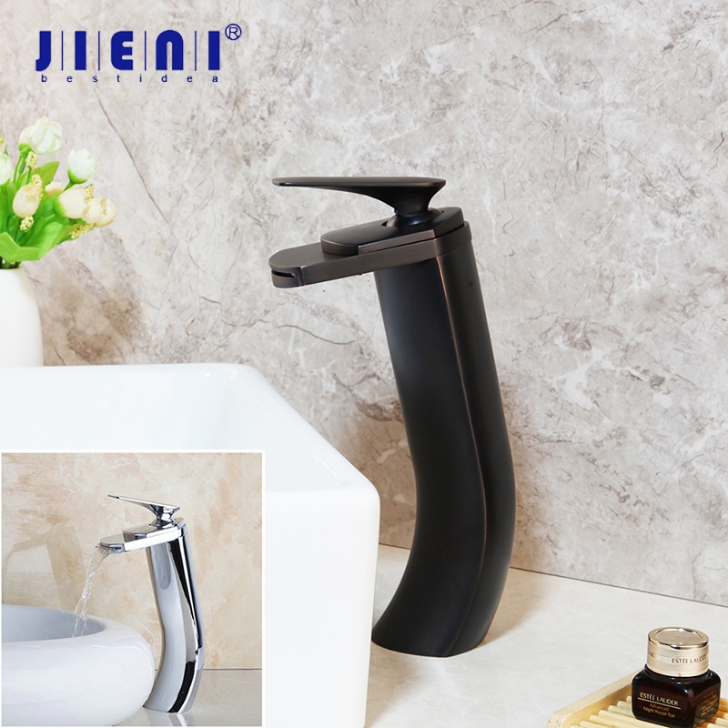 JIENI Tall Solid Brass ORB Deck Mount Waterfall Spout Victory Bathroom Basin Sink Mixer Tap Chrome Brass Faucet
JIENI Tall Solid Brass ORB Deck Mount Waterfall Spout Victory Bathroom Basin Sink Mixer Tap Chrome Brass Faucet
