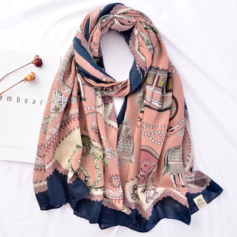 PHLE Fashion retro cotton scarf long sun-proof shawl foreign trade export chain printing gauze scarf designer
PHLE Fashion retro cotton scarf long sun-proof shawl foreign trade export chain printing gauze scarf designer