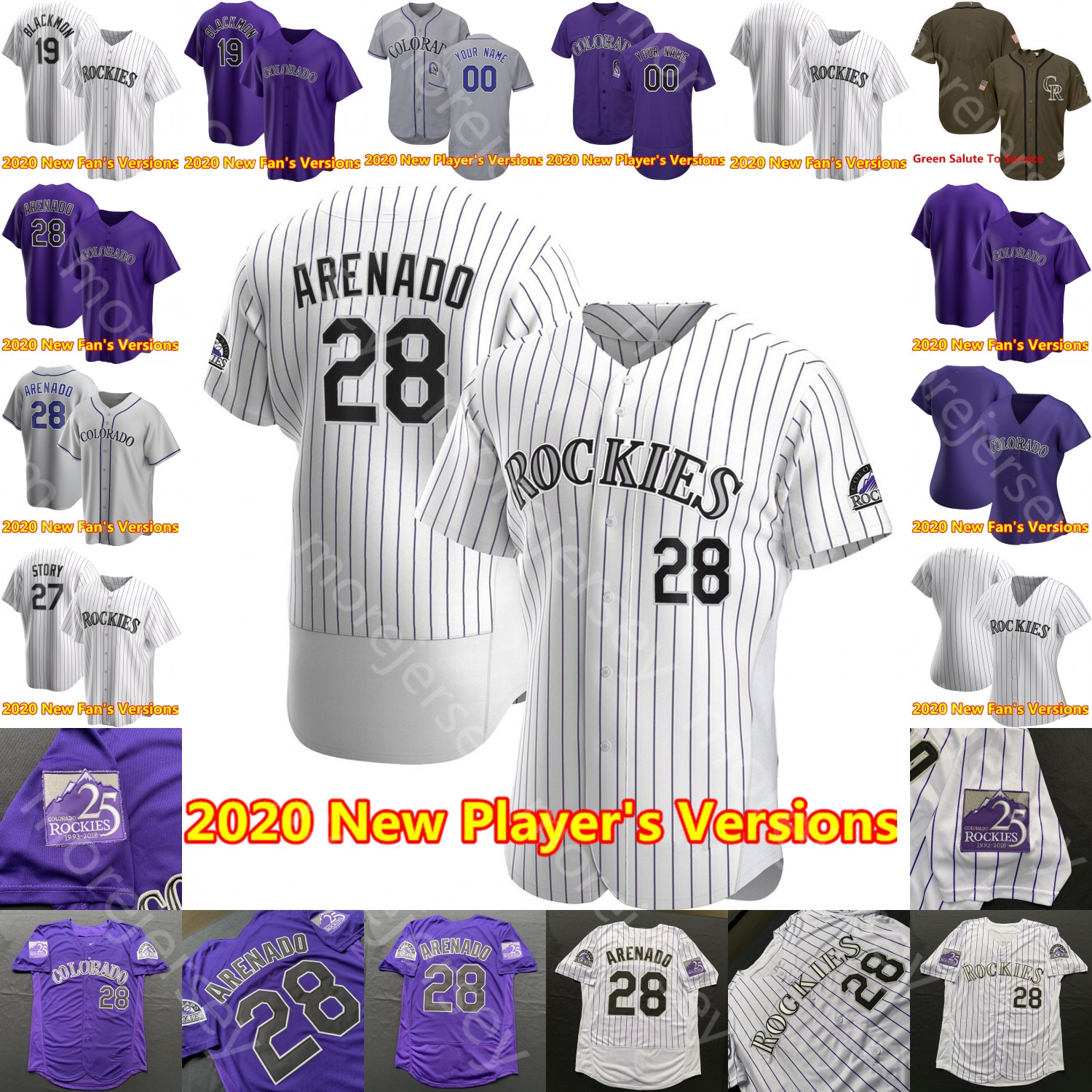 Custom 2020 Colorado Jersey Nolan Arenado Daniel Murphy Trevor Story Charlie Blackmon Ian Desmond Raimel Tapia Todd Helton Larry Walker Dahl, Blue;black
Custom 2020 Colorado Jersey Nolan Arenado Daniel Murphy Trevor Story Charlie Blackmon Ian Desmond Raimel Tapia Todd Helton Larry Walker Dahl, Blue;black