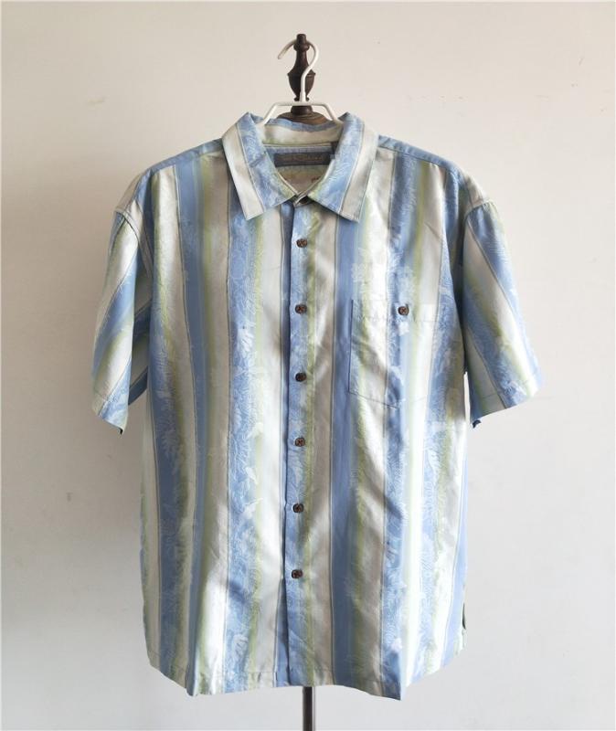 Silk Cotton Stripped Shirt Men Short Sleeve Casual Summer Turn-down Collar Plus Size Fit Weight 85-95kg, Blue
Silk Cotton Stripped Shirt Men Short Sleeve Casual Summer Turn-down Collar Plus Size Fit Weight 85-95kg, Blue