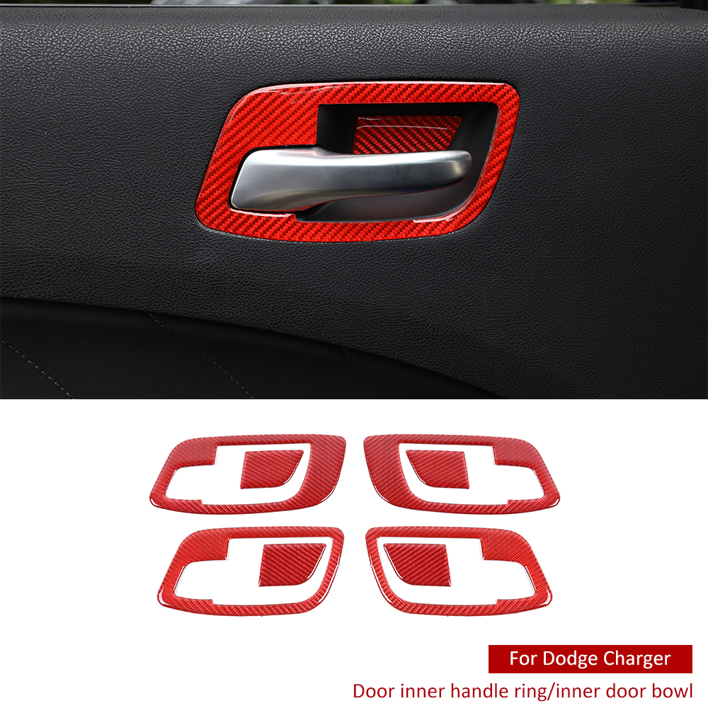 8PCS ABS Door Handle Trims Sticker Red Carbon Fiber for Dodge Charger 2011-2019 Auto Interior Accessories
8PCS ABS Door Handle Trims Sticker Red Carbon Fiber for Dodge Charger 2011-2019 Auto Interior Accessories