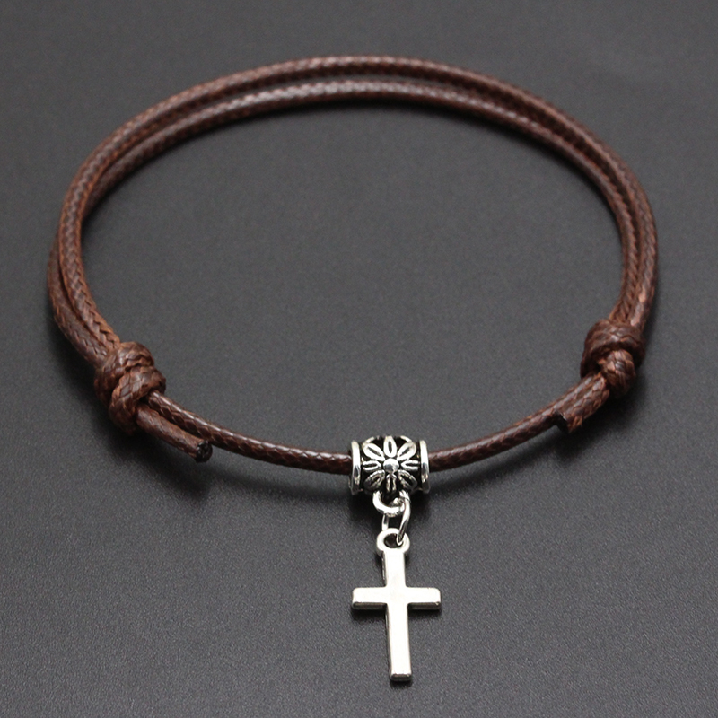 20pcs Lucky Cross charms Handmade Red wax String Cord Lucky Bracelets Pulseras Bangle For Women Men Bracelet Fashion Jewelry new, Golden;silver
20pcs Lucky Cross charms Handmade Red wax String Cord Lucky Bracelets Pulseras Bangle For Women Men Bracelet Fashion Jewelry new, Golden;silver