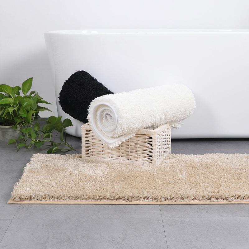 Simple Solid Color Bathroom Household Long Hair Thickened Door Mat Bathroom Absorbent Non-Slip Mat Living Room Carpet Floor
Simple Solid Color Bathroom Household Long Hair Thickened Door Mat Bathroom Absorbent Non-Slip Mat Living Room Carpet Floor