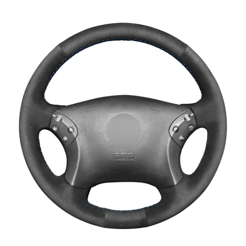 Hand-stitched Black Suede Car Steering Wheel Cover for W203 C-Class 2001 2002 2003 2004 2005 2006 2007
Hand-stitched Black Suede Car Steering Wheel Cover for W203 C-Class 2001 2002 2003 2004 2005 2006 2007