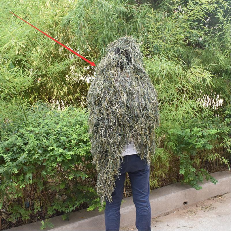Ghillie Suit Desert Durable Breathable Mesh Lining Hunting Camouflage Sniper Suit Scouting Woodland Sniper Set Kits, As pic
Ghillie Suit Desert Durable Breathable Mesh Lining Hunting Camouflage Sniper Suit Scouting Woodland Sniper Set Kits, As pic