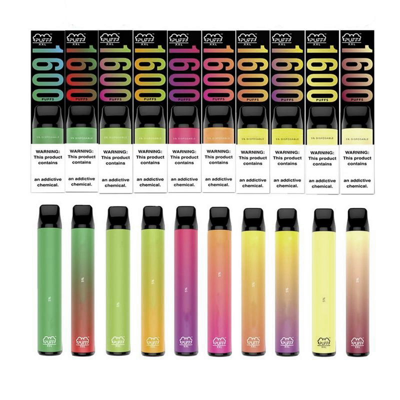 Newest Puff bar PLus XXL Disposable Vape Device 1600+ Puffs 10 Colors Vape Pen Pod Portable Puff Bar Plus E Cigarettes Vaporizer Pen
Newest Puff bar PLus XXL Disposable Vape Device 1600+ Puffs 10 Colors Vape Pen Pod Portable Puff Bar Plus E Cigarettes Vaporizer Pen