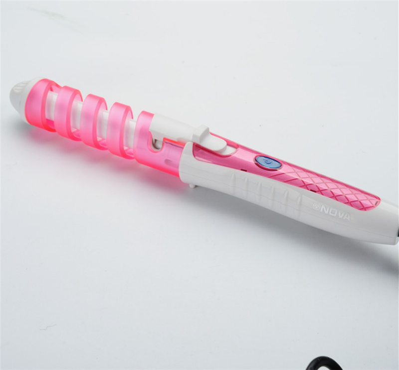 Electric Magic Hair curler Styling Tool fast heating hair stick Rizador Pelo Roller Pro Spiral Curling Iron wall hanger drop shipping