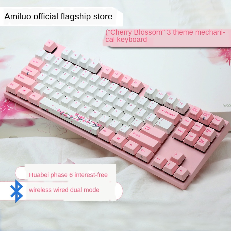 Varmilo Sakura Cherry Blossom Mechanical Keyboard Pink 108 Key Cherry Green Red Axis Game Office Wireless Keyboard
Varmilo Sakura Cherry Blossom Mechanical Keyboard Pink 108 Key Cherry Green Red Axis Game Office Wireless Keyboard