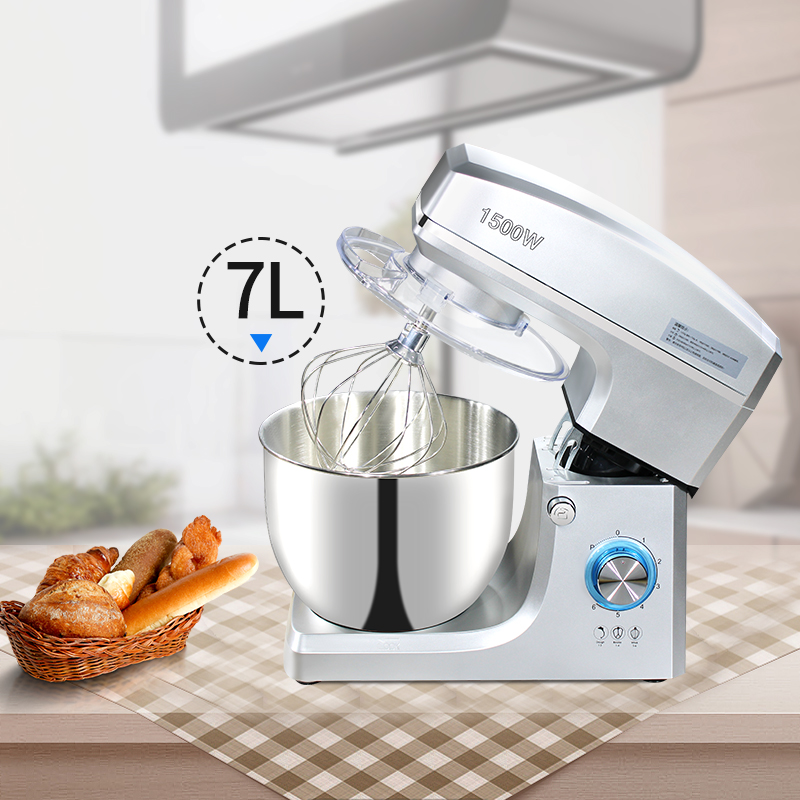 Commercial stainless steel 1500W powerful Dough Mixer Household Electric Mixer 7L Egg Cream Salad Beater cake
Commercial stainless steel 1500W powerful Dough Mixer Household Electric Mixer 7L Egg Cream Salad Beater cake
