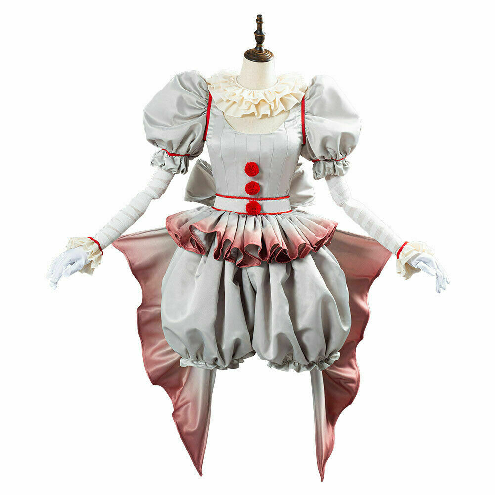 Pennywise Cosplay Costume Horror Pennywise The Clown Outfit Girl Dress, Photo color
Pennywise Cosplay Costume Horror Pennywise The Clown Outfit Girl Dress, Photo color