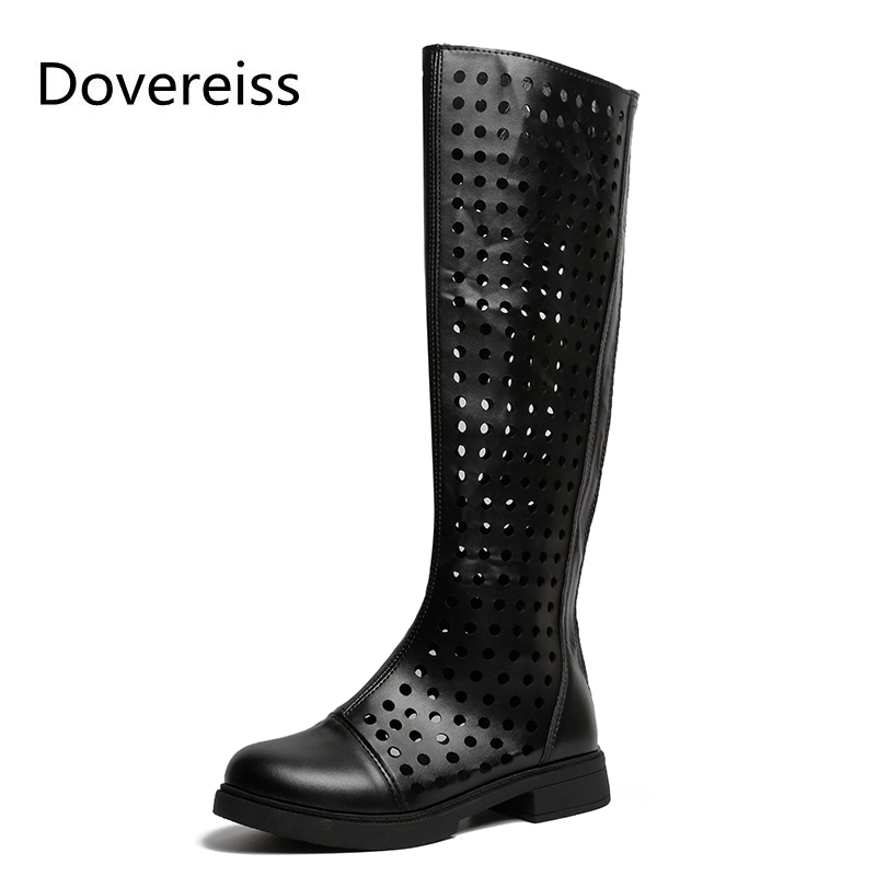 Dovereiss Fashion Women's Shoes summer Sexy white yellow Round toe consice zipper Knee high boots Matin boots 35-39, Black
Dovereiss Fashion Women's Shoes summer Sexy white yellow Round toe consice zipper Knee high boots Matin boots 35-39, Black