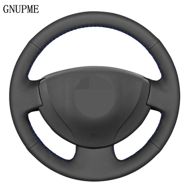 Black Artificia Leather Car Steering Wheel Cover for Logan 1 Sandero Symbol Clio Twingo Lada Largus Almera G15
Black Artificia Leather Car Steering Wheel Cover for Logan 1 Sandero Symbol Clio Twingo Lada Largus Almera G15