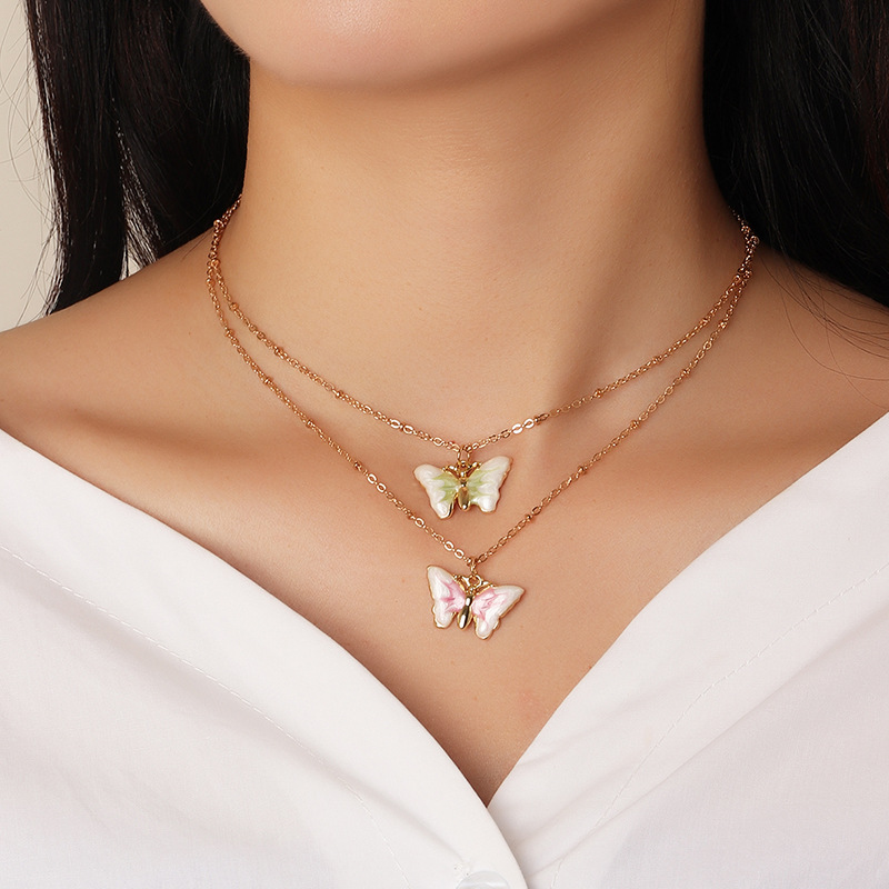 Lexie Diary 2020 New Small Candy Color Metal Butterfly Necklace for Women's Accessory Jewelry
Lexie Diary 2020 New Small Candy Color Metal Butterfly Necklace for Women's Accessory Jewelry