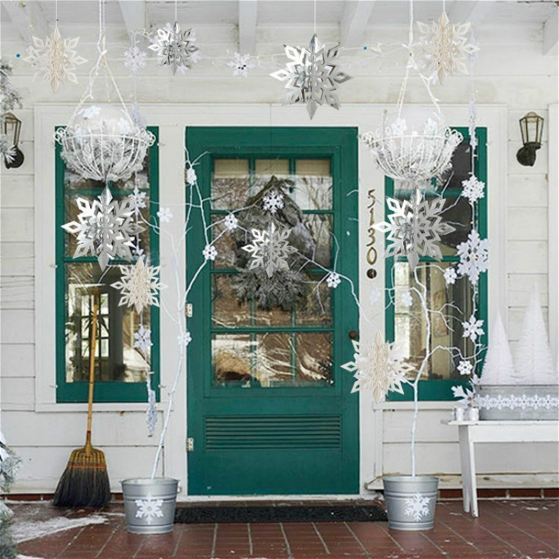 6pcs Card Paper 3D Hollow Snowflake Hanging Ornament Decoration for Christmas Home Party Supplies christmas decorations for home
6pcs Card Paper 3D Hollow Snowflake Hanging Ornament Decoration for Christmas Home Party Supplies christmas decorations for home