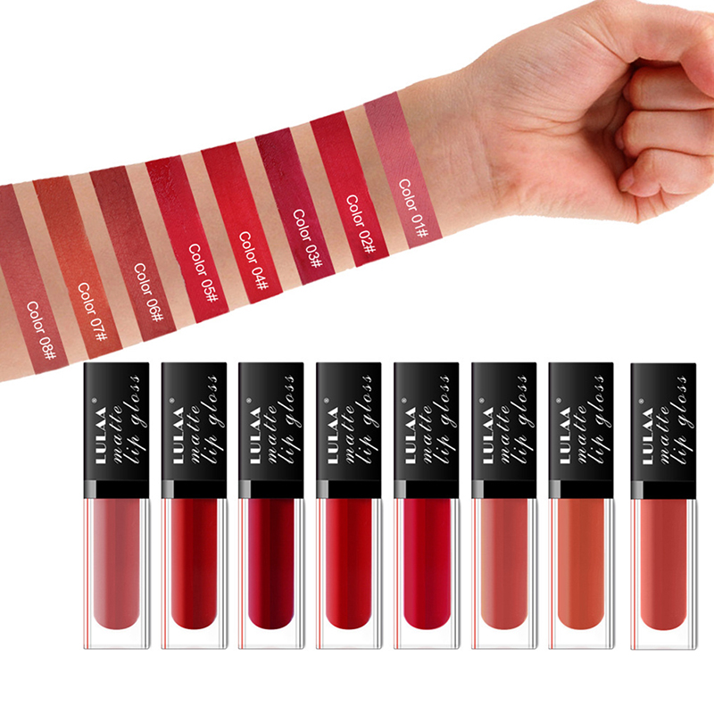8 Color Matte lip gloss Lips Pigment Lips Makeup Long Lasting liquid lipstick Lip glaze, #01
8 Color Matte lip gloss Lips Pigment Lips Makeup Long Lasting liquid lipstick Lip glaze, #01