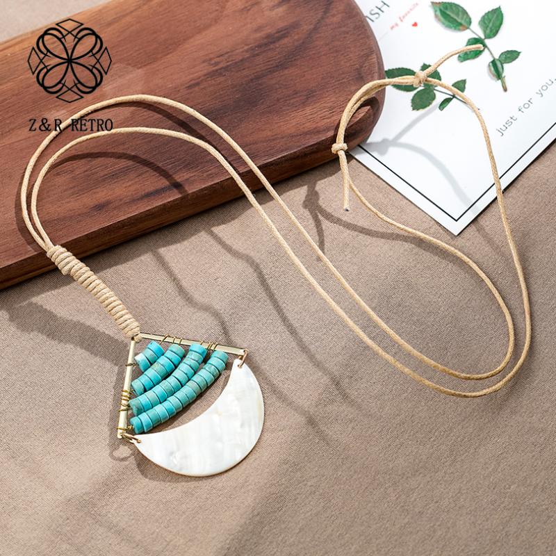 Bohemia Jewelry Long Necklace for Women Blue Wooden Beads Sweater Rope Chain Vintage Pendants & Necklaces Handmade Chokers Gifts
Bohemia Jewelry Long Necklace for Women Blue Wooden Beads Sweater Rope Chain Vintage Pendants & Necklaces Handmade Chokers Gifts